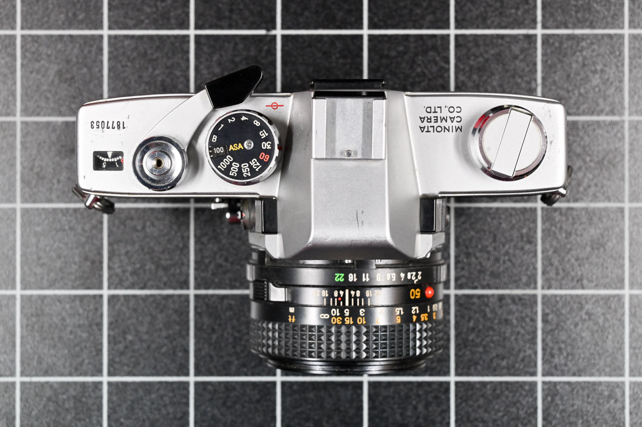 Minolta SRT101 silver - MD Rokkor 50mm