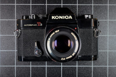 Konica Autoreflex T3 - black mit Hexanon AR 50/1.7