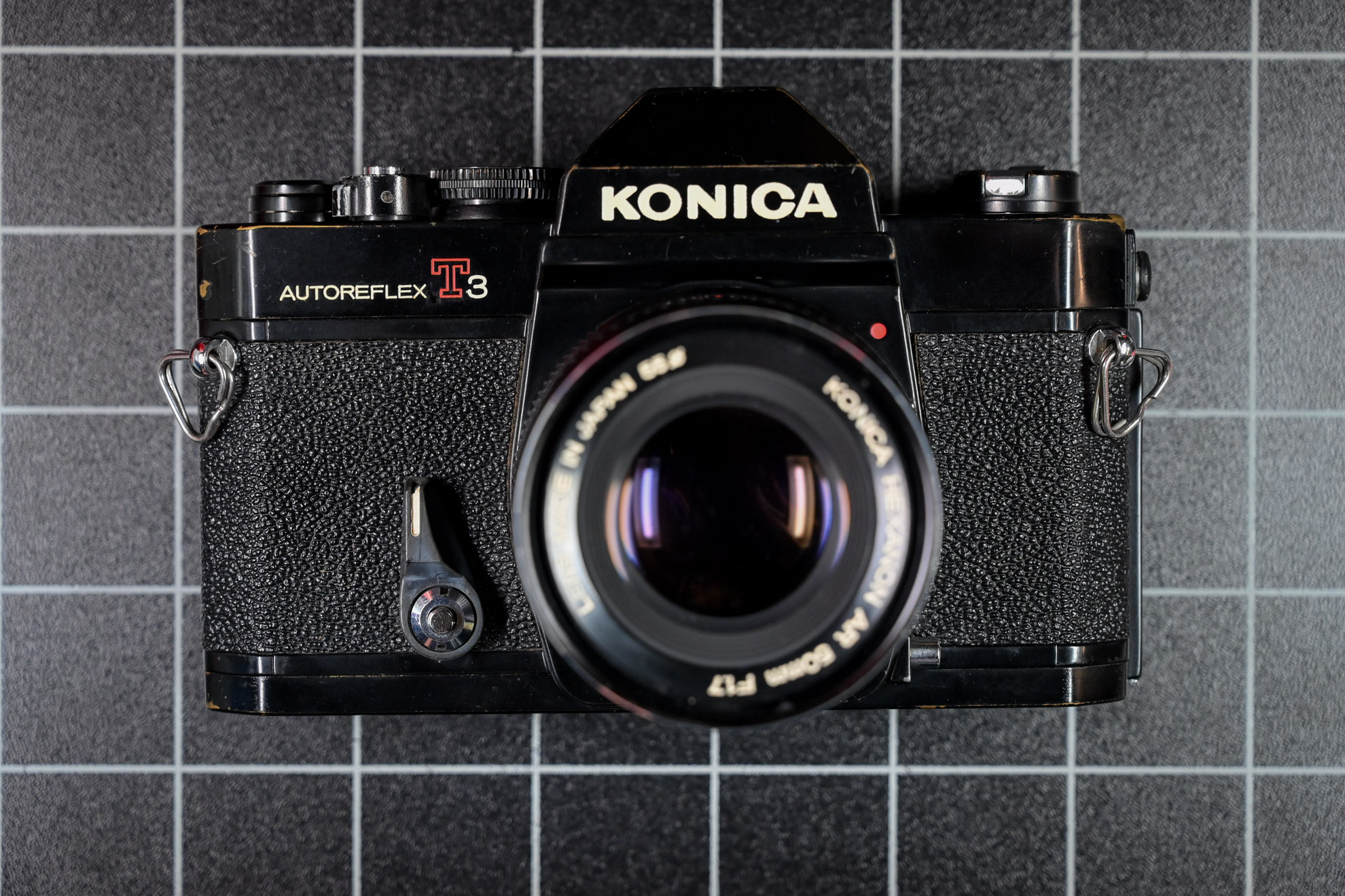 Konica Autoreflex T3 - black mit Hexanon AR 50/1.7
