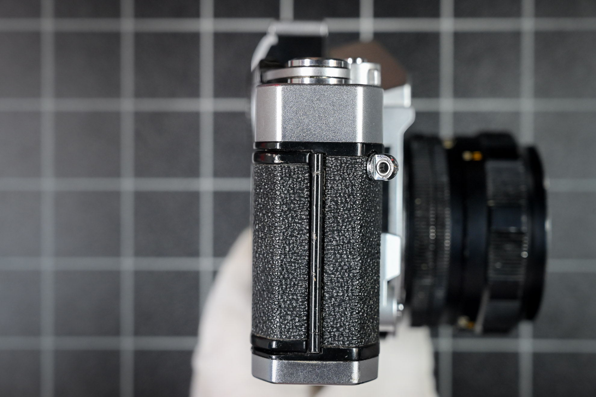 Konica Autoreflex T3 - silber mit Hexanon AR 52/1.8