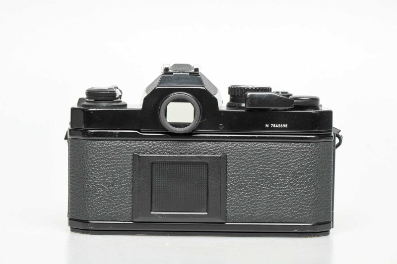 Nikon Nikkormat FT schwarz Rueckseite Nikon Nikkormat FT schwarz Rueckseite