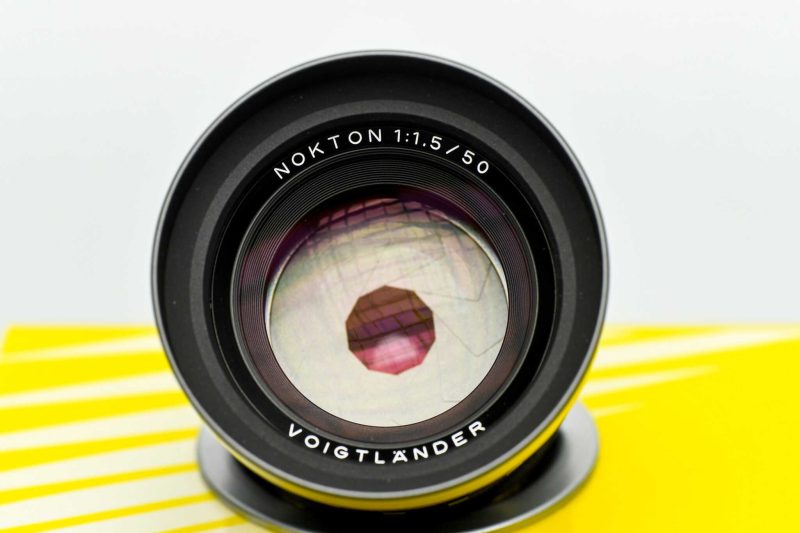 Voigtländer Nokton 50mm f/1.5 Leica M Frontansicht Voigtländer Nokton 50mm f/1.5 Leica M Frontansicht