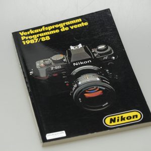 Nikon Verkaufsprogramm 1987/88