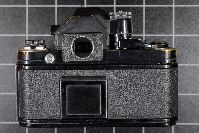 Nikon F2 Photomic Rueckseite schwarz Nikon F2 Photomic Rueckseite schwarz