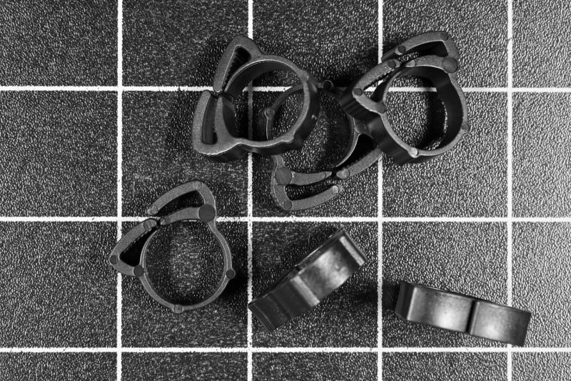 JOBO Plastik Clip zu Förderschlauch, Set mit 4 Stk