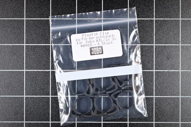JOBO Plastik Clip zu Förderschlauch, Set mit 4 Stk JOBO Plastik Clip zu Förderschlauch, Set mit 4 Stk