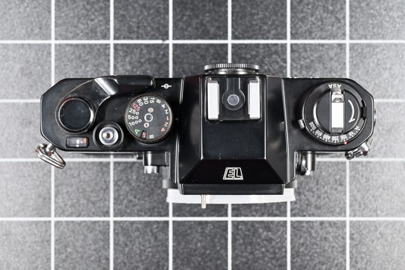 Nikon Nikkormat EL black Oberseite Nikon Nikkormat EL black Oberseite