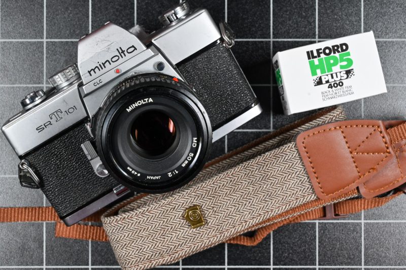 MAS_6672 Minolta SRT101 Perfektes Set frisch vom Service