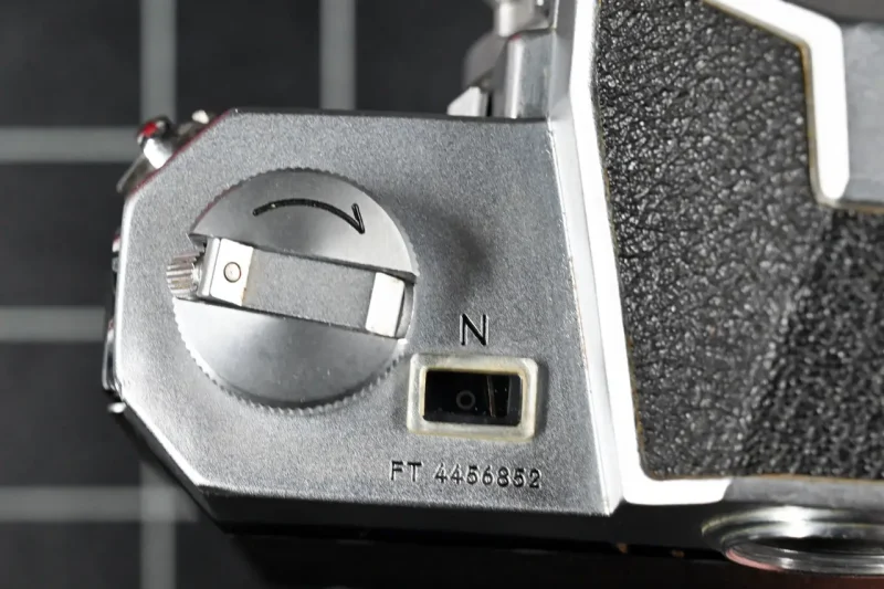 Nikon Nikkormat FT silber Sucherpartie Nikon Nikkormat FT silber Sucherpartie