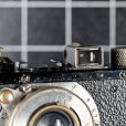 Detailansicht von Sucher und der Leica I Model A 1931.
