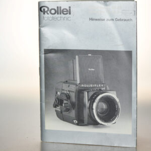 Rolleiflex SL66X/SE Hinweise zum Gebrauch Original Deutsch