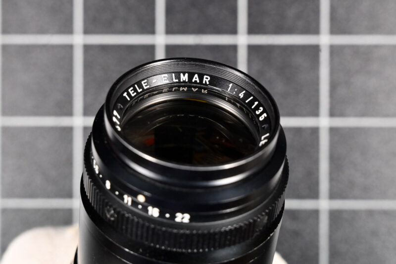 Leitz Wetzlar Tele-Elmar 135mm 1:4 schwarz für Leica M