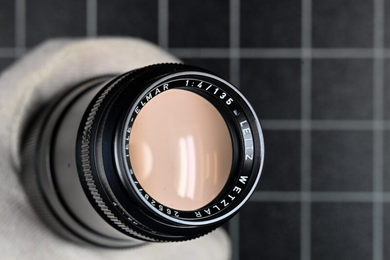 Leitz Tele-Elmar 135mm Frontansicht Leitz Tele-Elmar 135mm Frontansicht